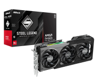 Karta graficzna AMD ASRock Radeon RX 9070 XT Steel Legend Dark 16GB GDDR6